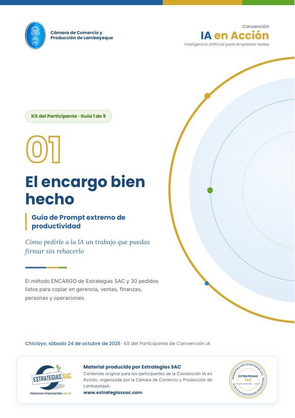 Portada de la guía 01: El encargo bien hecho