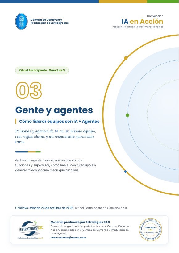 Portada de la guía 03: Gente y agentes