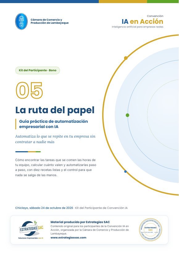 Portada de la guía 05: La ruta del papel